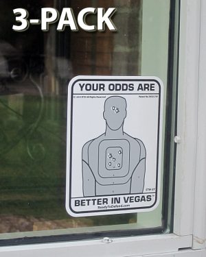 STW-5Y - 3-Pack of Single Decals - Your Odds are Better in Vegas-0