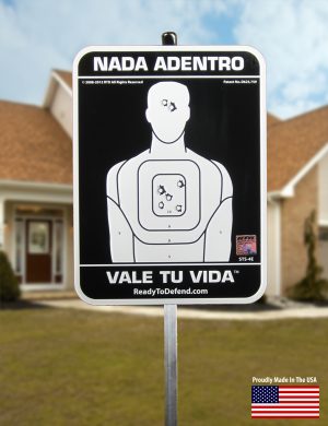 SUPER SALE! - Nothing... NADA ADENTRO VALE TU VIDA Yard Sign - Non Ref.-0
