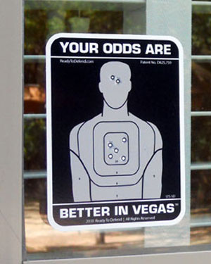 3-Pack "Your Odds Are Better In Vegas" Security Window Decals-0