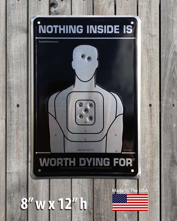 STS-2M - Metal Sign 2-Pack Bundle Option - Black Background-0